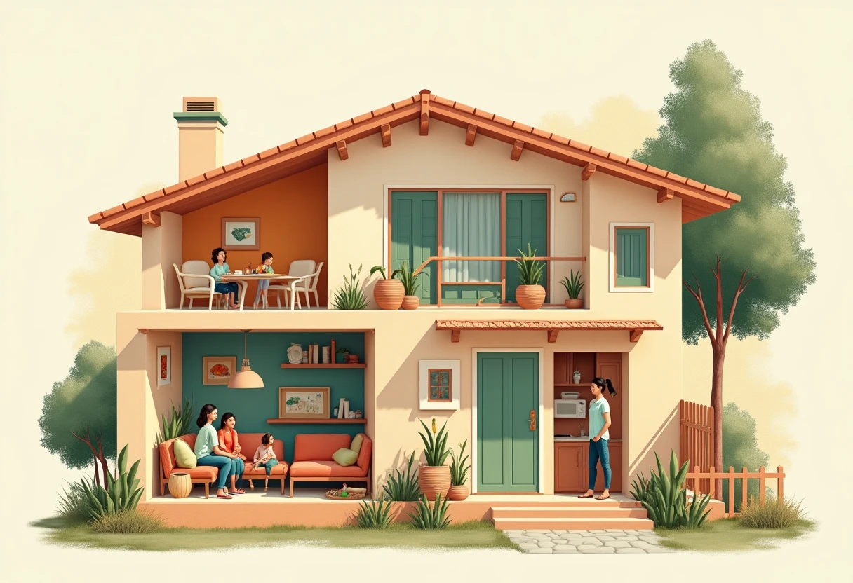 Family-friendly townhouse rental